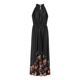 Karmamia ava maxi dress black blossom
