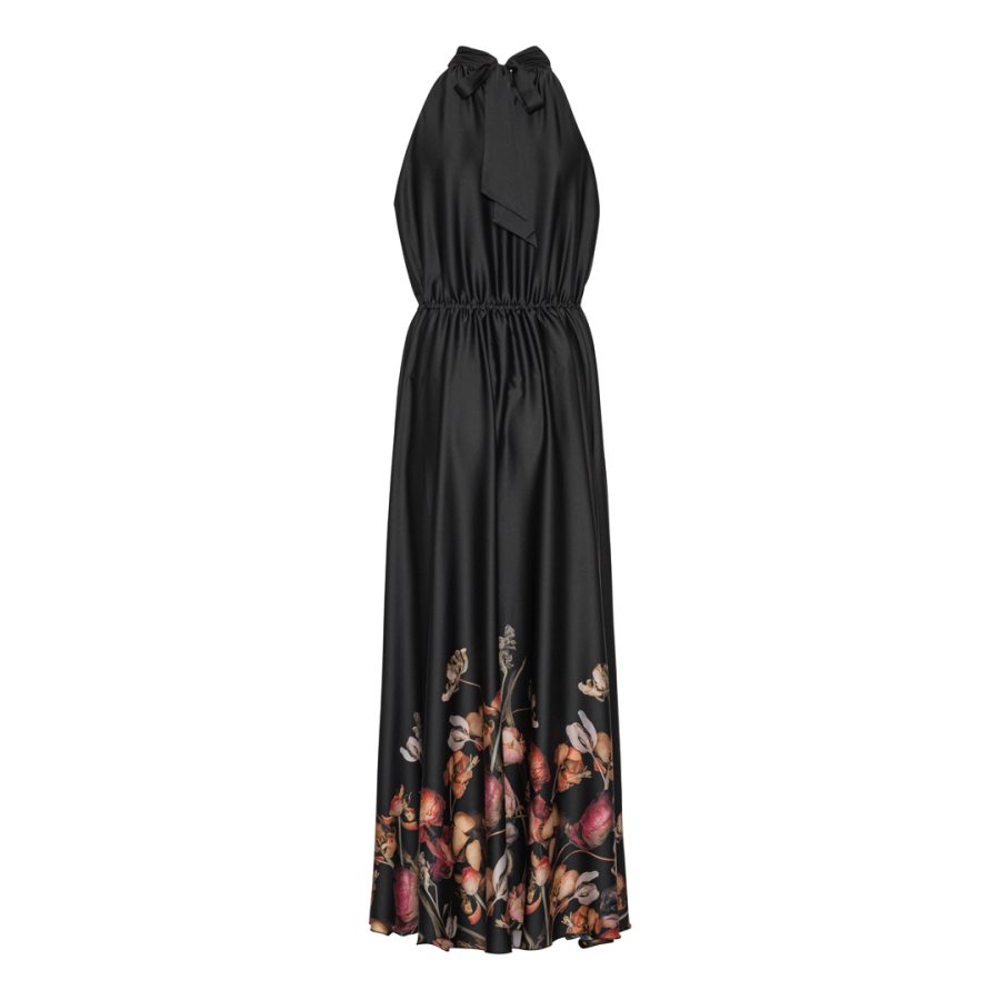 Karmamia ava maxi dress black blossom - Image 2