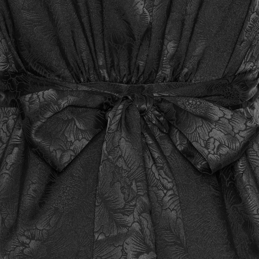Karmamia bea dress black flower jacquard - Image 3