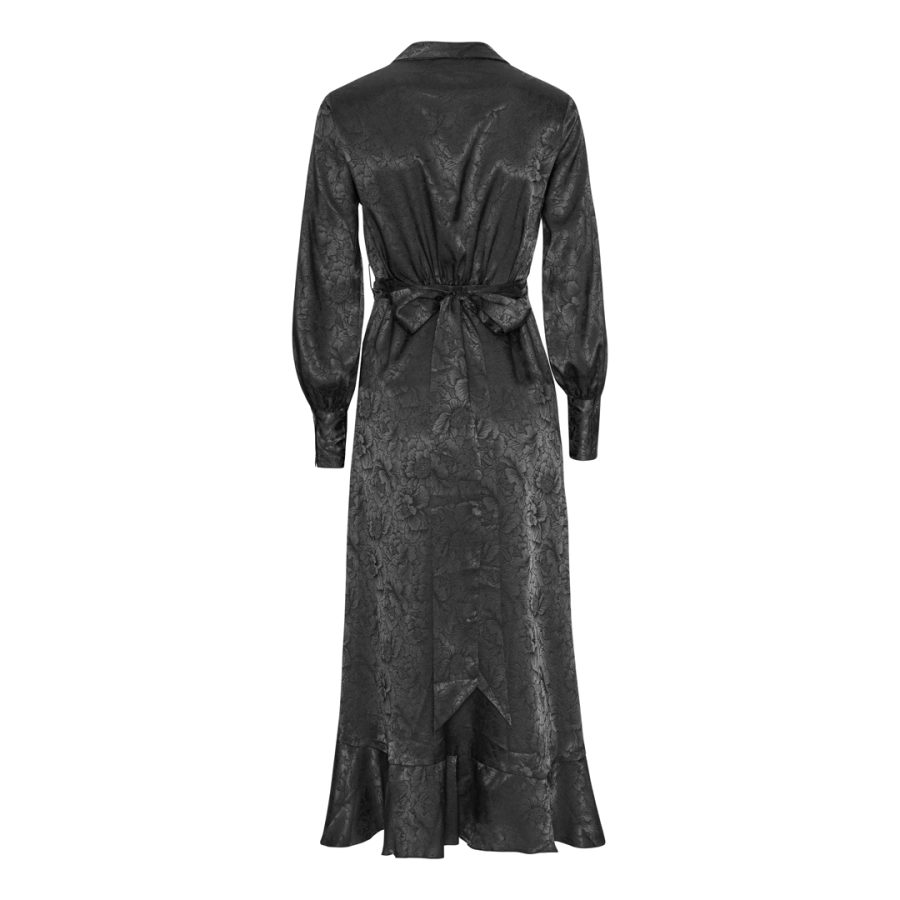 Karmamia bea dress black flower jacquard - Image 2