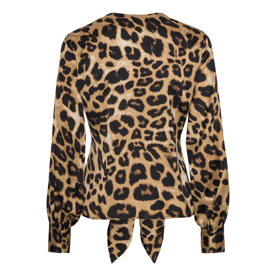 Karmamia blair blouse hammered leopard - Image 2