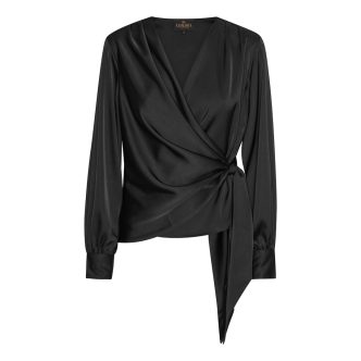 Karmamia ines blouse semi rich black