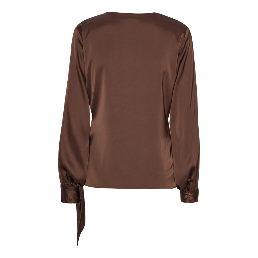 Karmamia ines blouse semi rich brown - Image 3