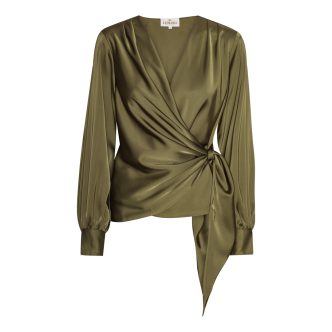Karmamia ines blouse semi rich olive