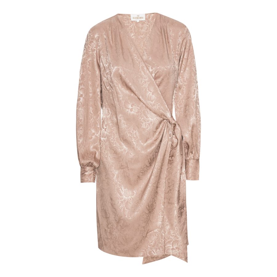 Karmamia ines dress desert flower jacquard