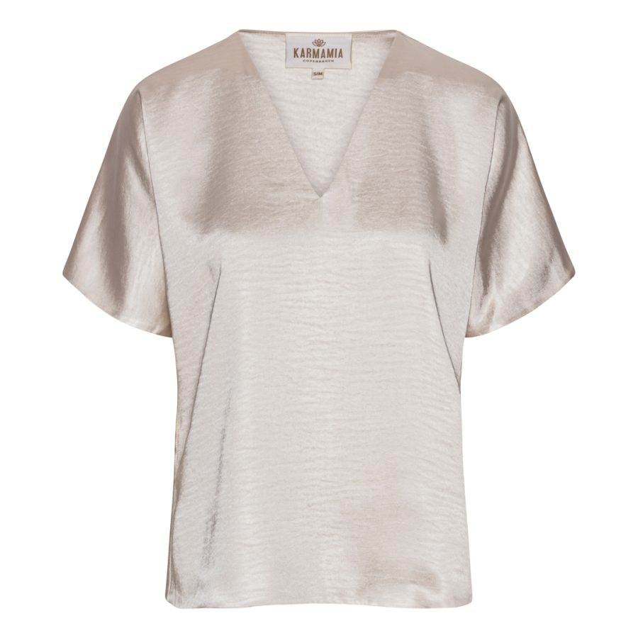Karmamia lea blouse rich ivory