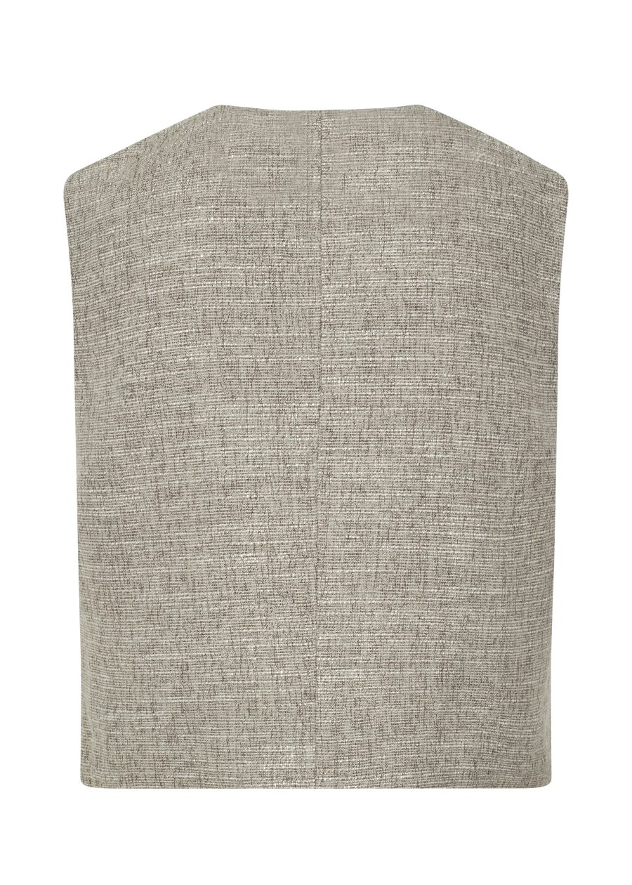 Modström kiera vest grey melange - Image 2
