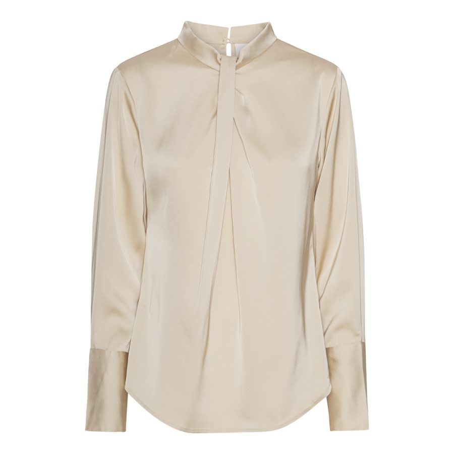 Karmamia tara blouse hammered ivory