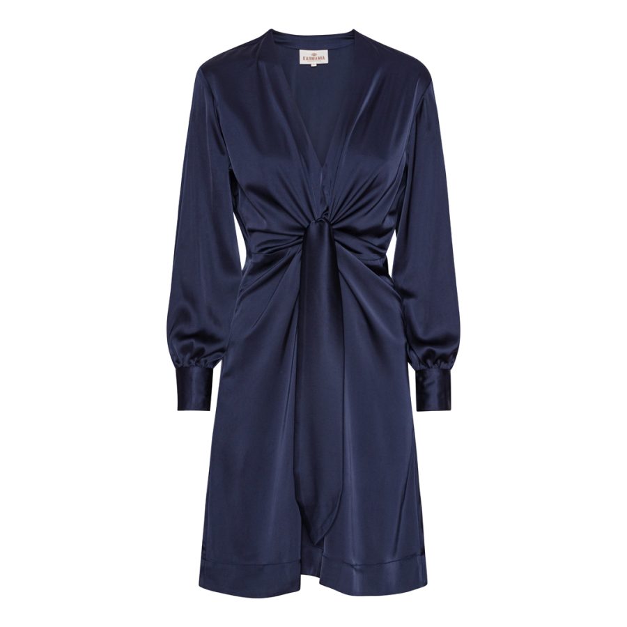 Karmamia blair dress semi rich ink blue