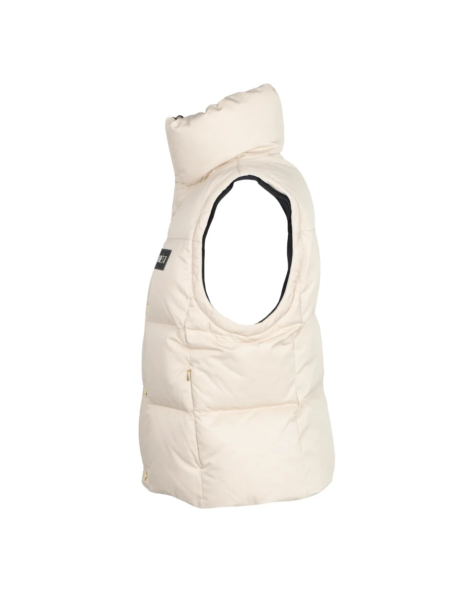 Hést edda down jacket short beige - Image 4