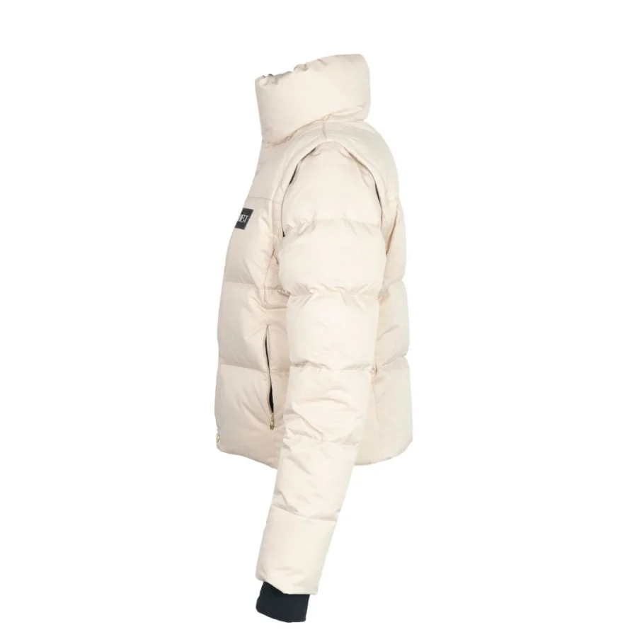 Hést edda down jacket short beige - Image 5