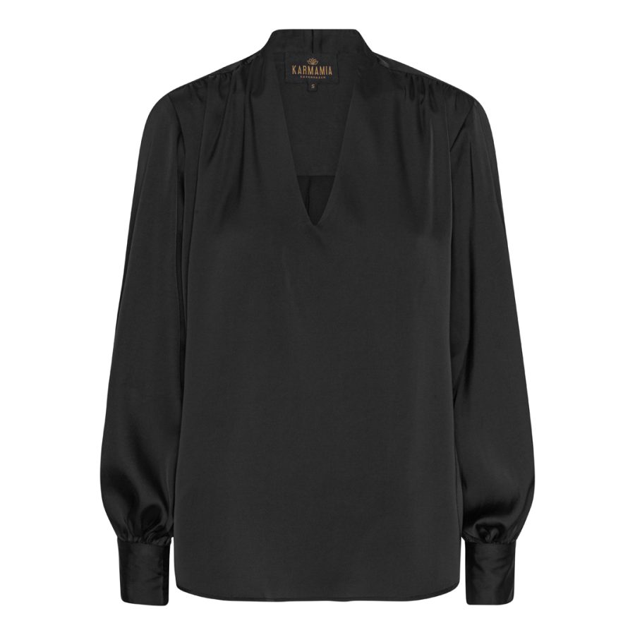 Karmamia edith blouse hammered black