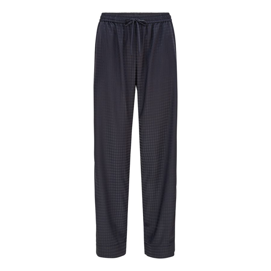 Karmamia garcia pants navy houndstooth