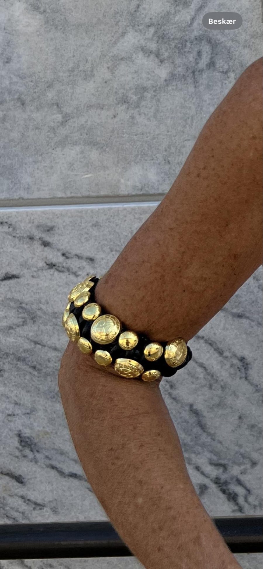 Signé bracelet gold