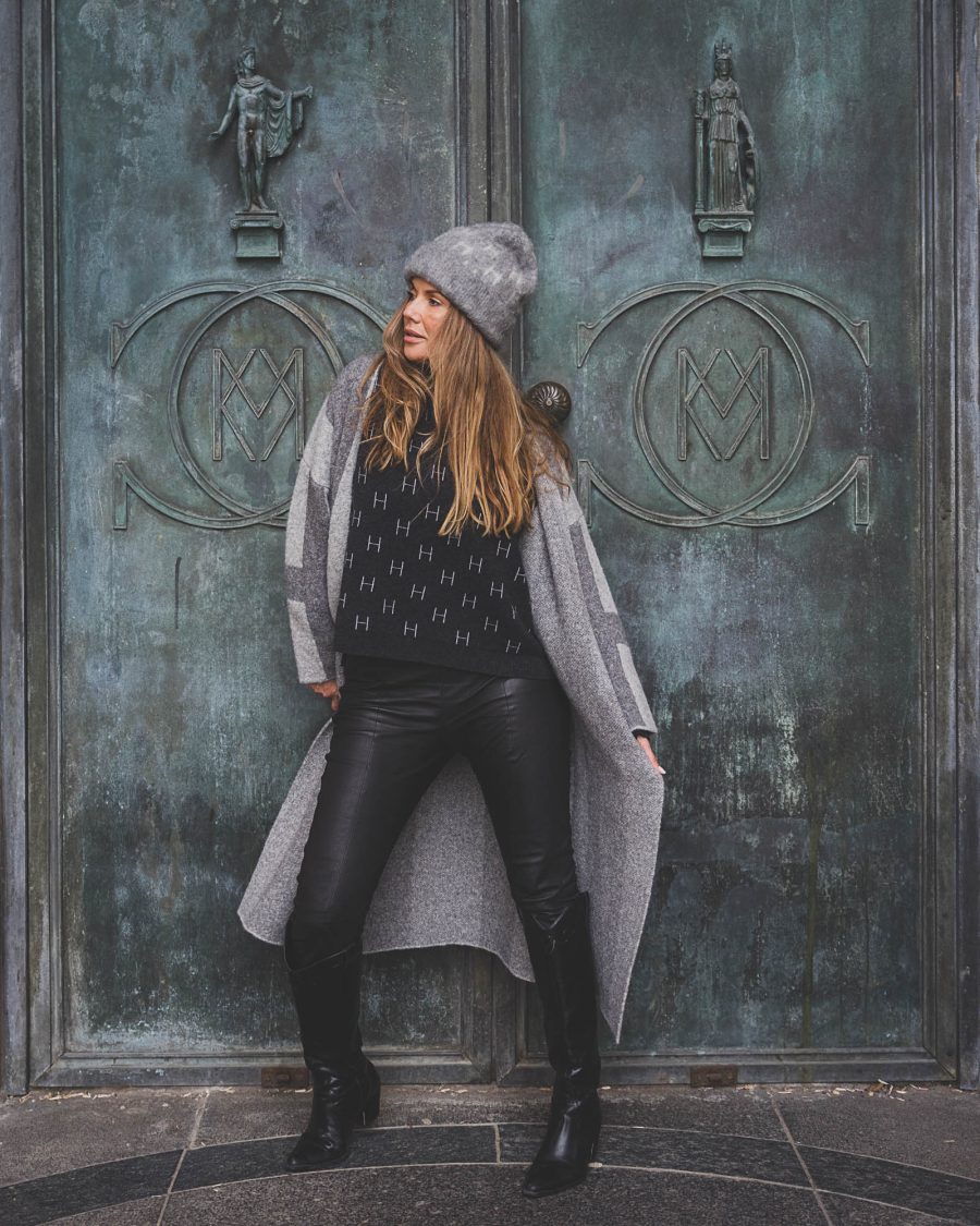 Hést isa cardigan light grey - Image 3