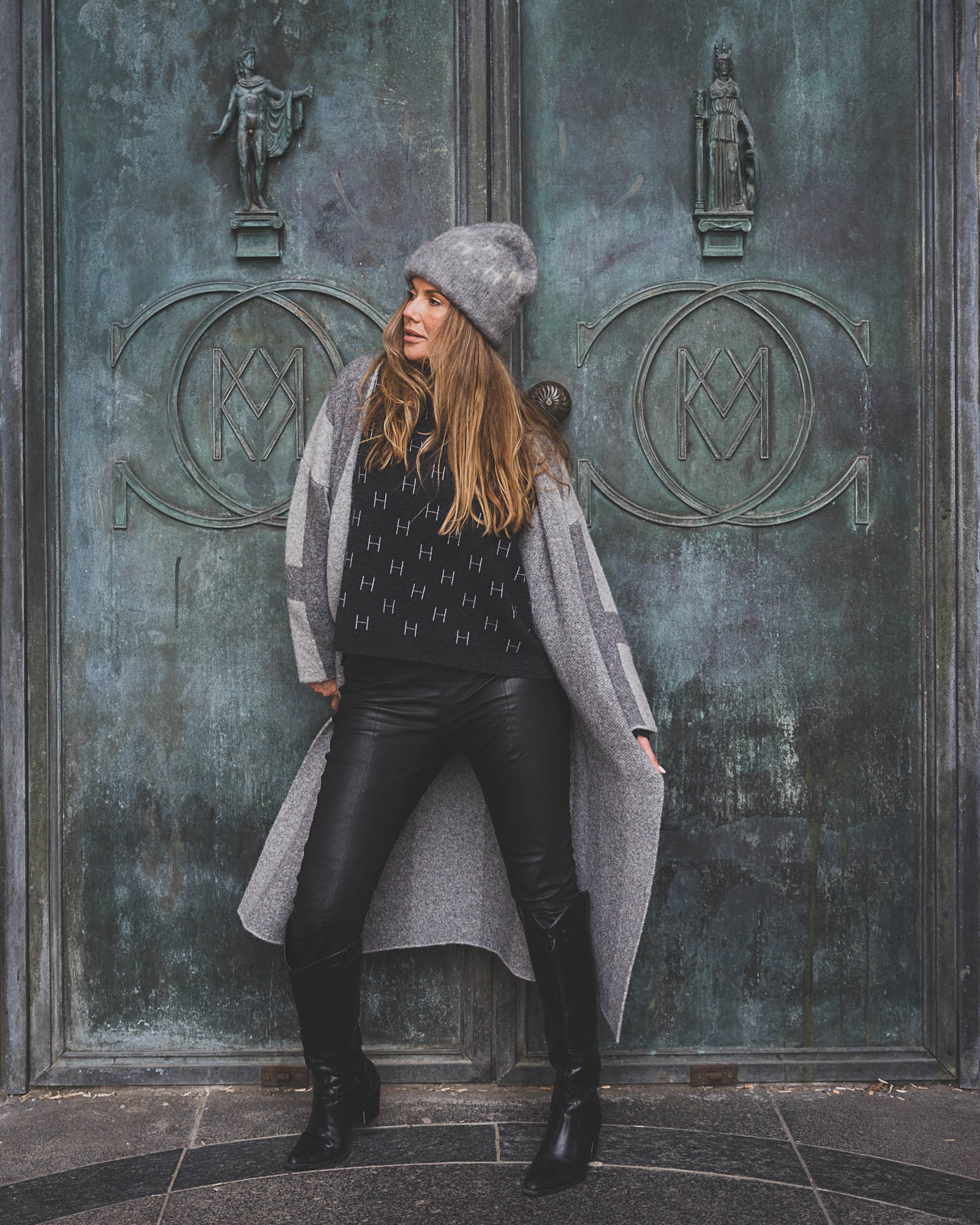 Hést isa cardigan light grey - Image 3