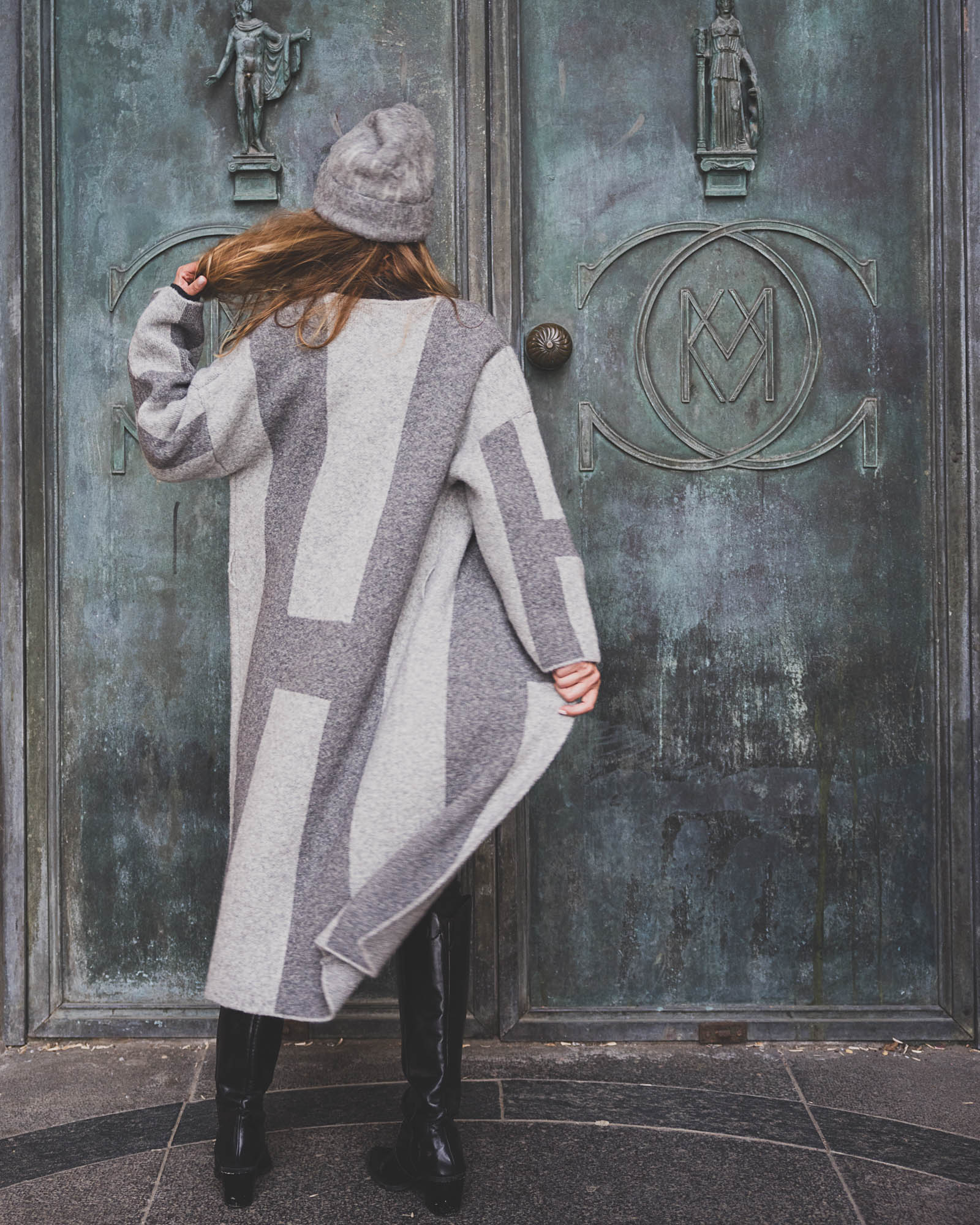 Hést isa cardigan light grey - Image 4