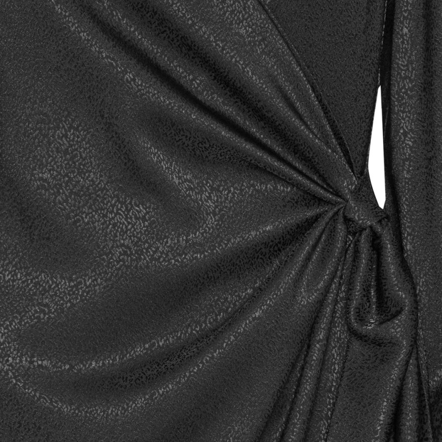 Karmamia ines dress black leo dot jacquard - Image 3