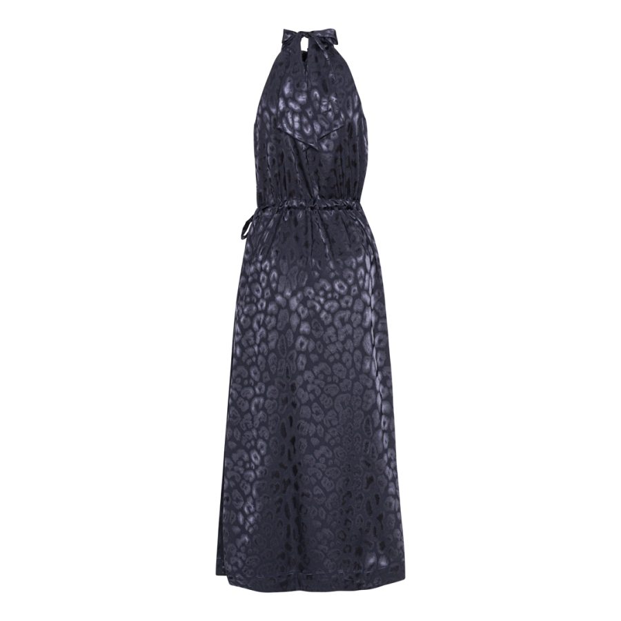 Karmamia layla dress navy leo jacquard - Image 2