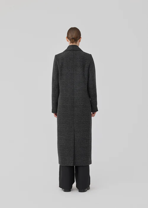 Modström juniper coat dark grey check - Image 4