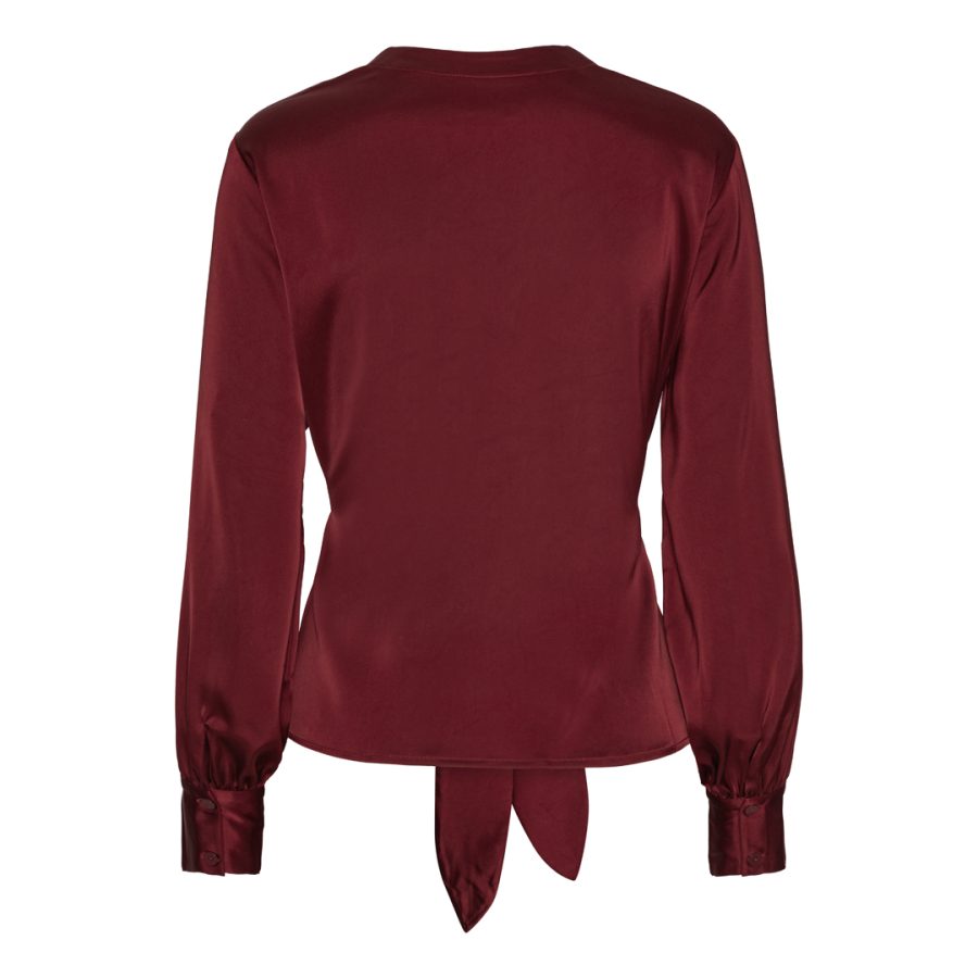 Karmamia blair blouse semi rich merlot - Image 3