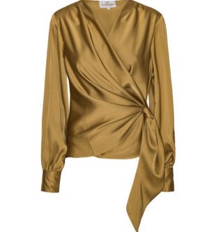 Karmamia ines blouse semi rich gold