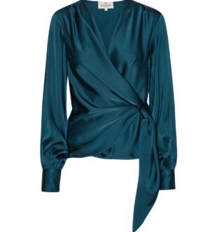 Karmamia ines blouse semi rich teal