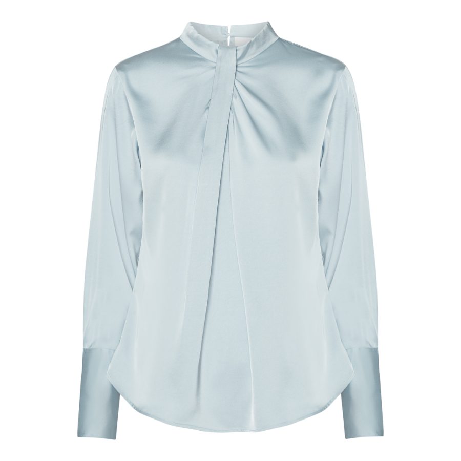 Karmamia tara blouse hammered sky