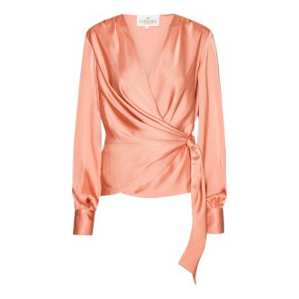 Karmamia ines blouse semi rich peach