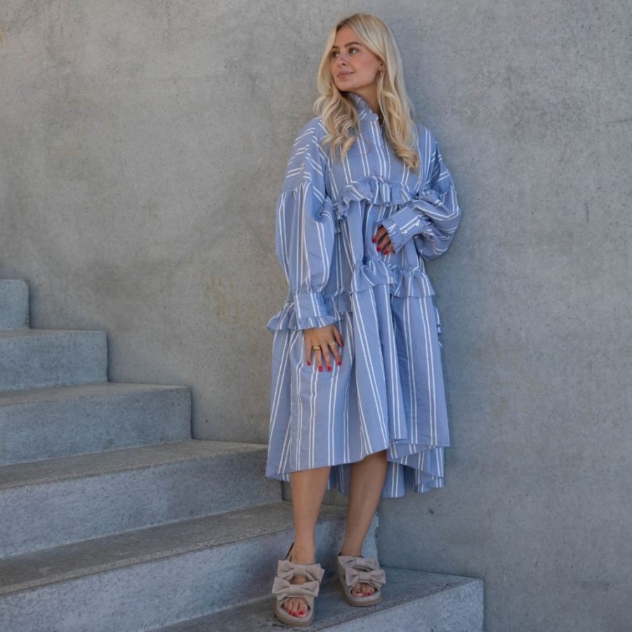 Stories from the atelier star dress blue