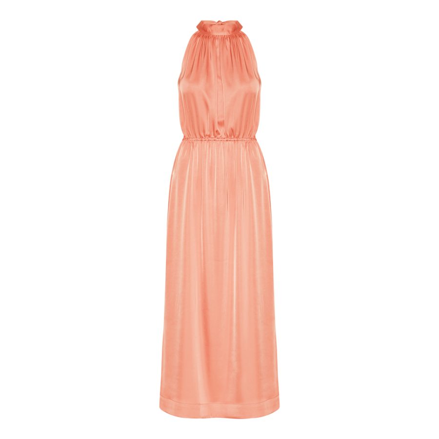 Karmamia lulu dress semi rich peach