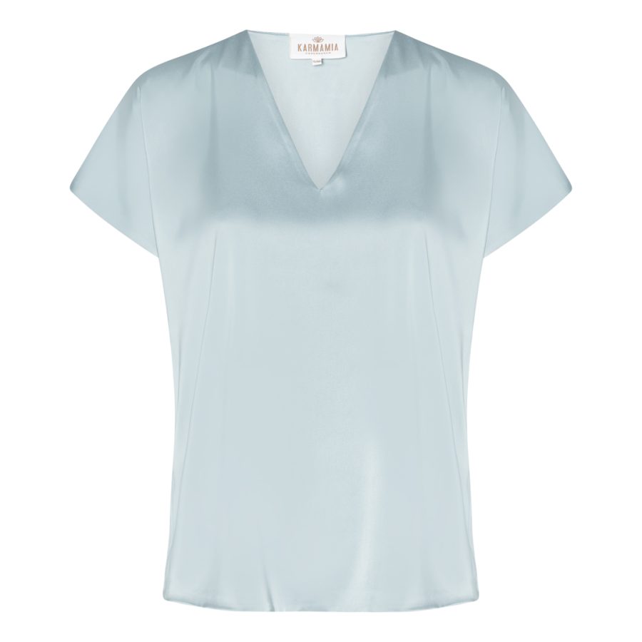 Karmamia vera blouse semi rich sky