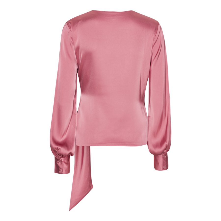 Karmamia ines blouse semi rich velvet pink - Image 2