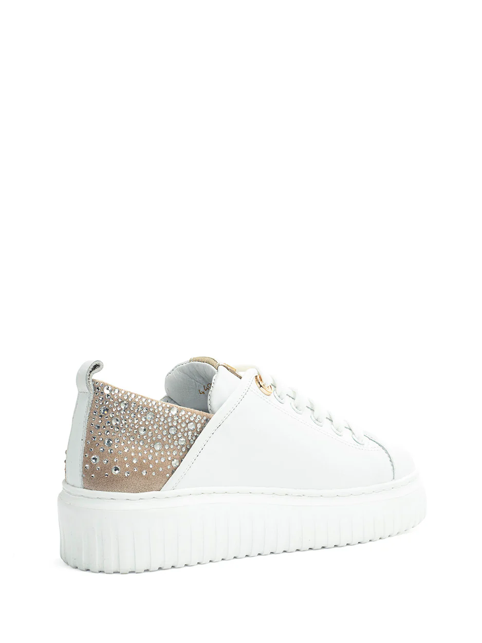 Babouche linea sneakers white crystal - Image 2