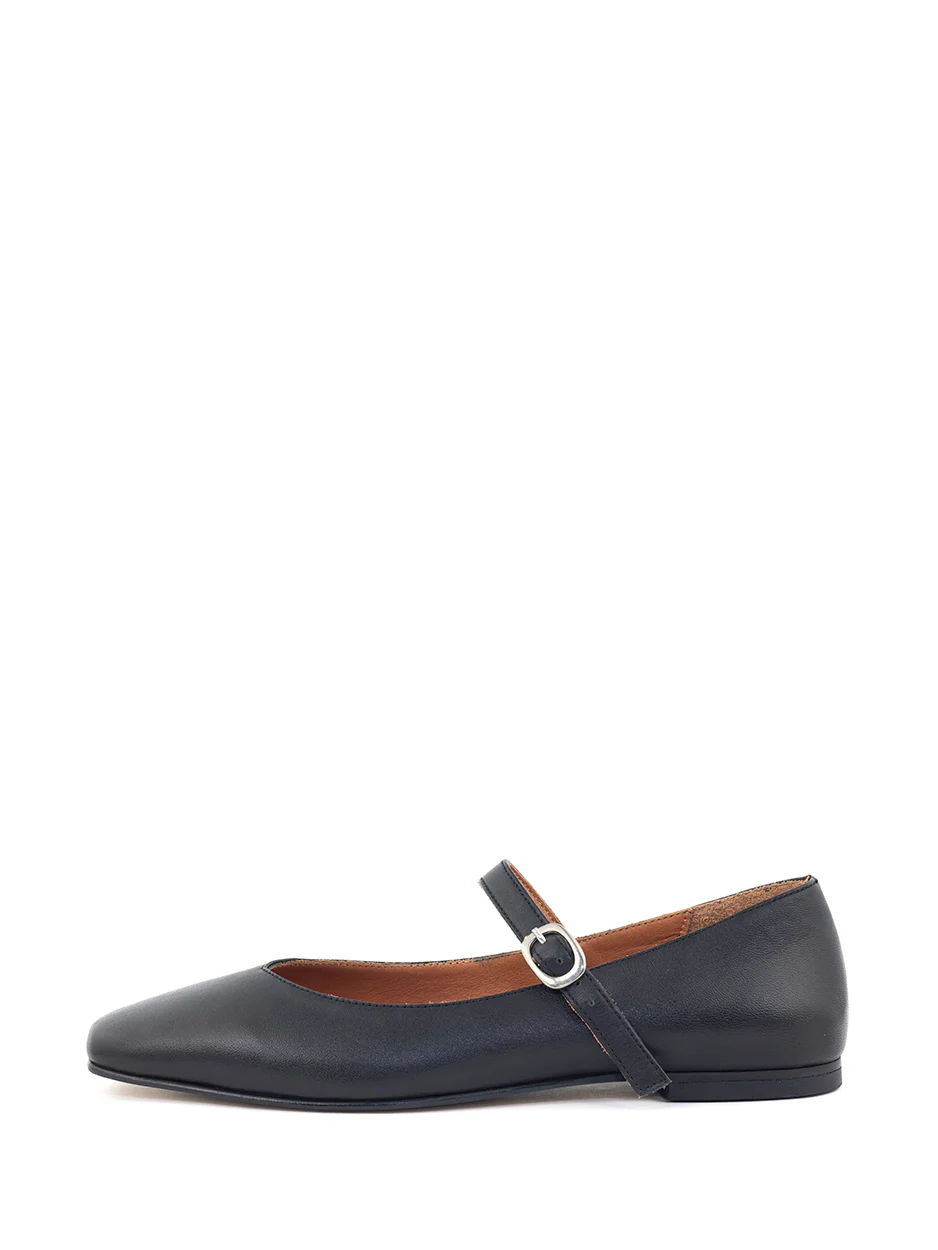 Babouche lydia ballerina black