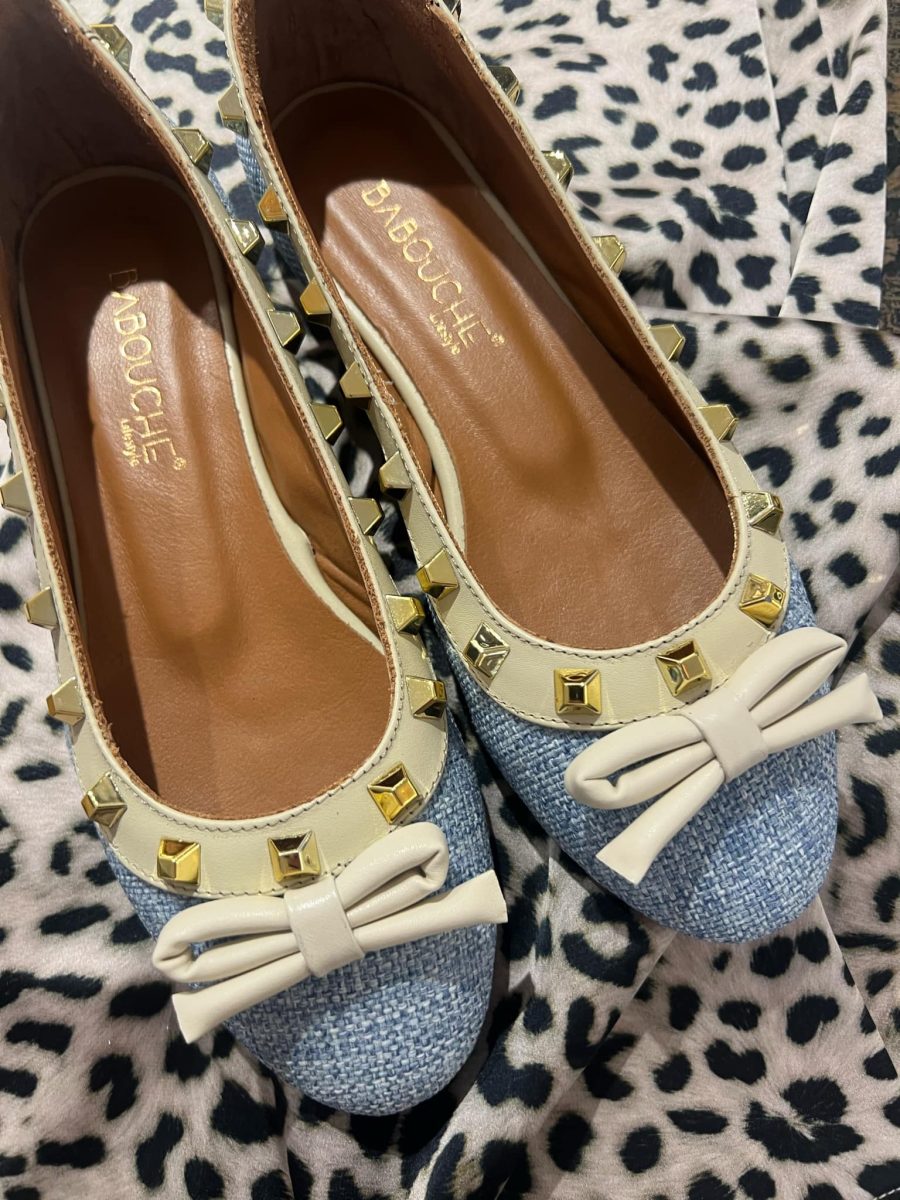 Babouche melike ballerina light blue