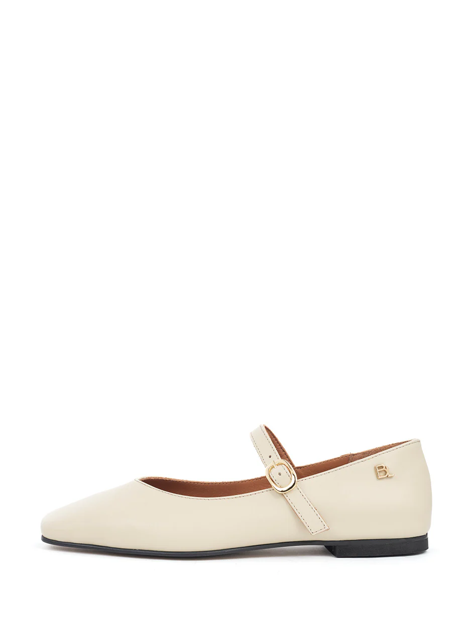 Babouche lydia ballerina off white