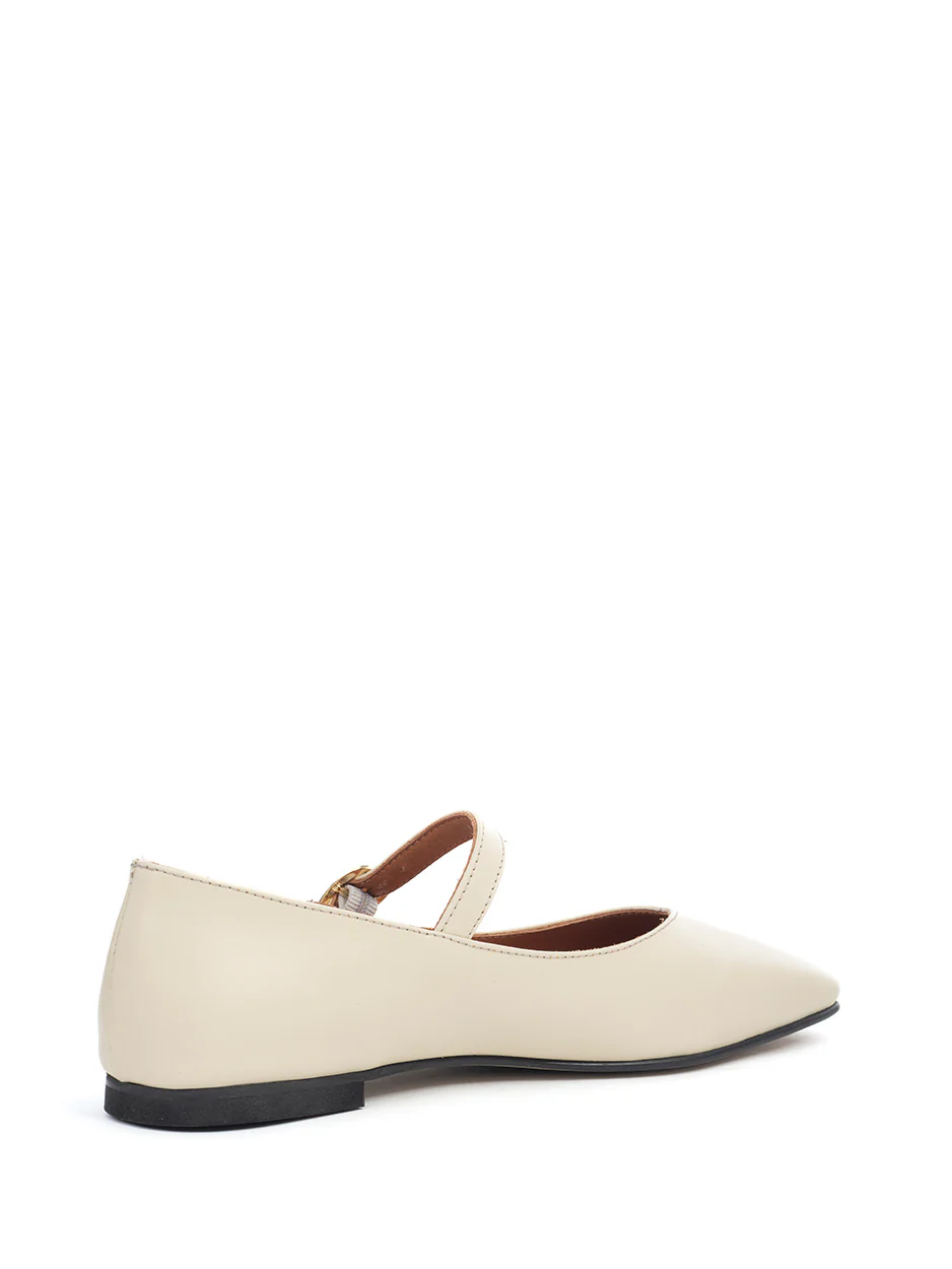 Babouche lydia ballerina off white - Billede 2