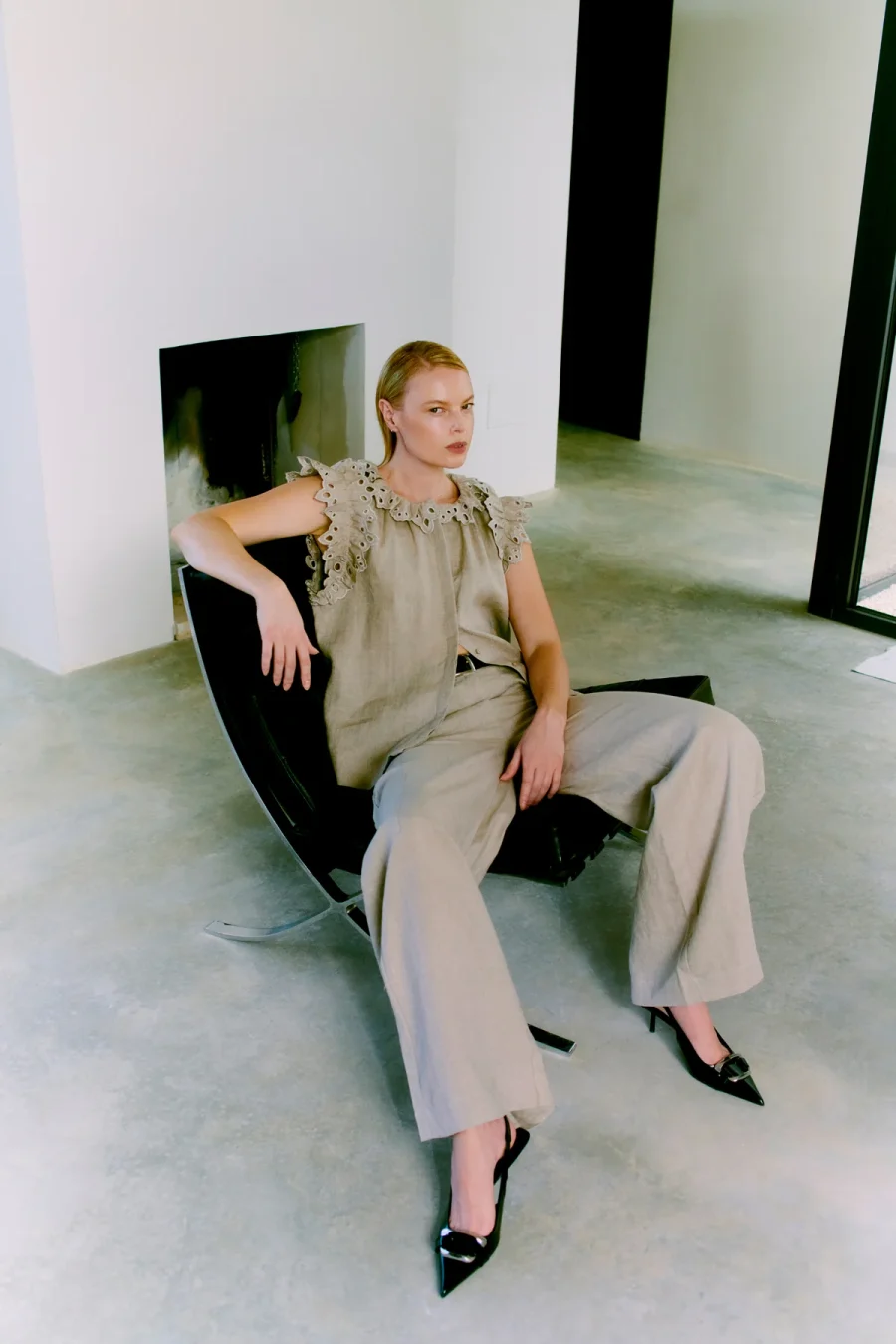 Copenhagen muse natuli shirt oyster grey - Image 5