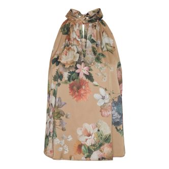 Karmamia ava top taupe bloom