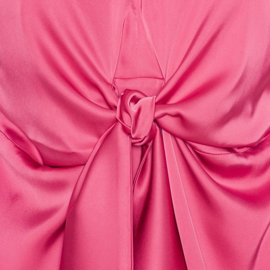 Karmamia blair blouse short semi rich bright pink - Image 3