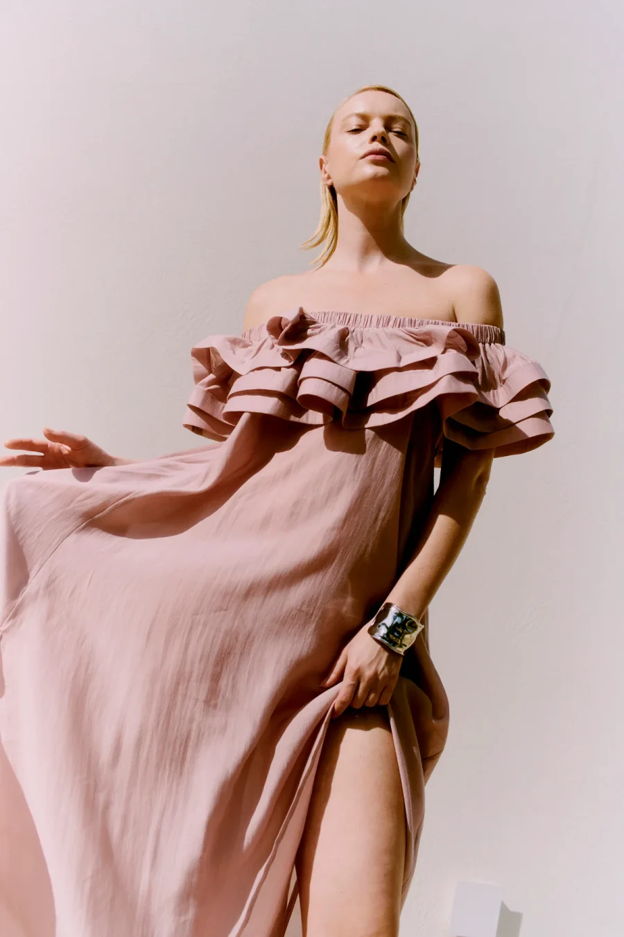 Copenhagen muse molly dress fawn - Image 6