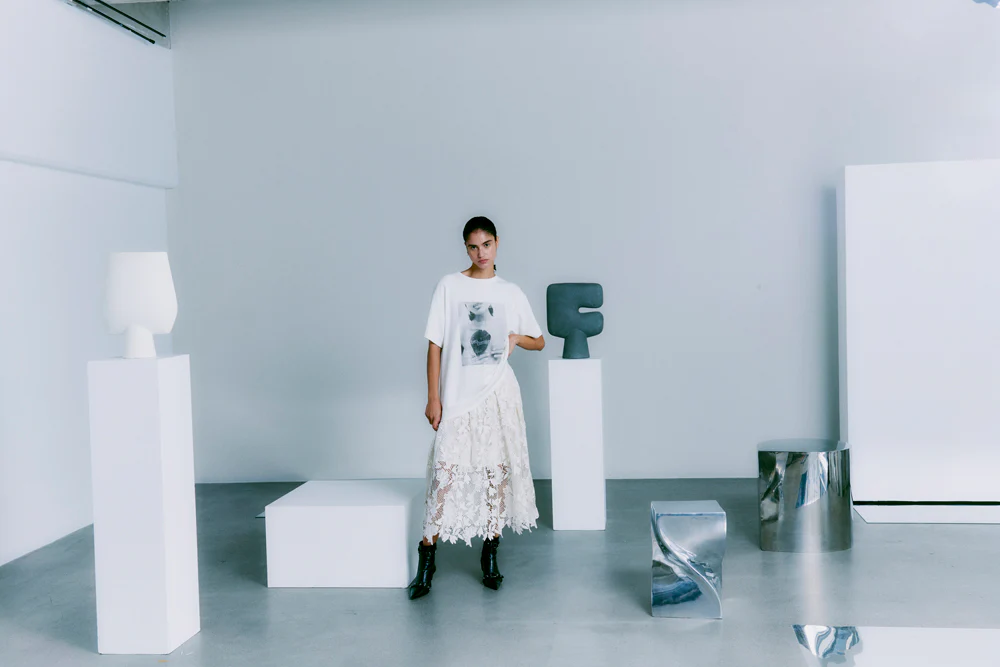 Copenhagen muse larah skirt jet stream - Billede 6