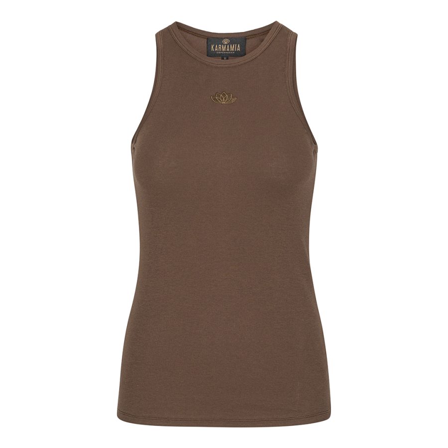 Karmamia alba tank top brown