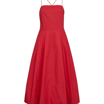 Copenhagen muse poplin dress red