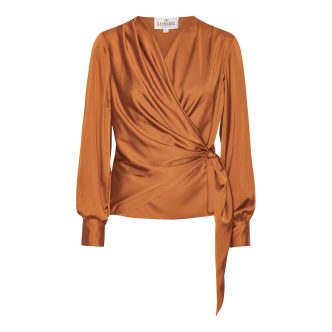 Karmamia ines blouse semi rich copper