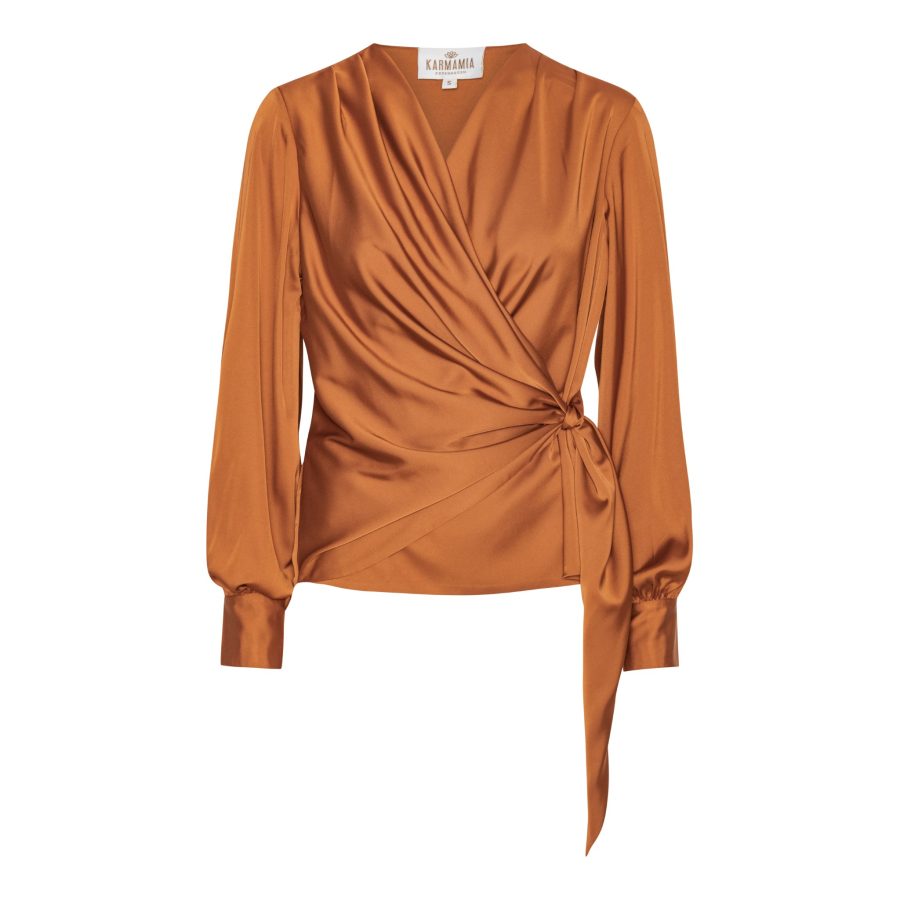 Karmamia ines blouse semi rich copper