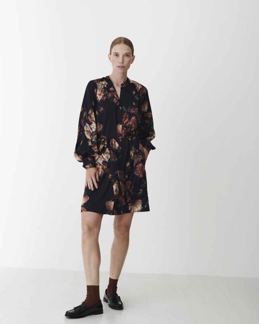Karmamia agnes dress scarlett flower - Billede 4
