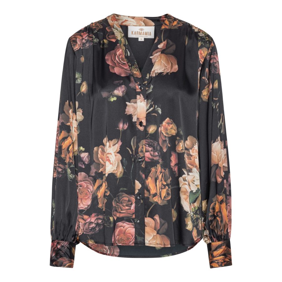 Karmamia amelia shirt scarlett flower