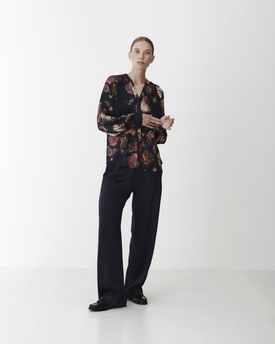 Karmamia amelia shirt scarlett flower - Billede 6